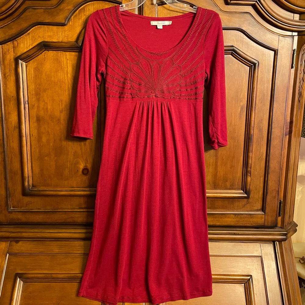 Boden Red Knit Dress